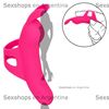 Vibrador conejito con soporte para dedo y carga USB